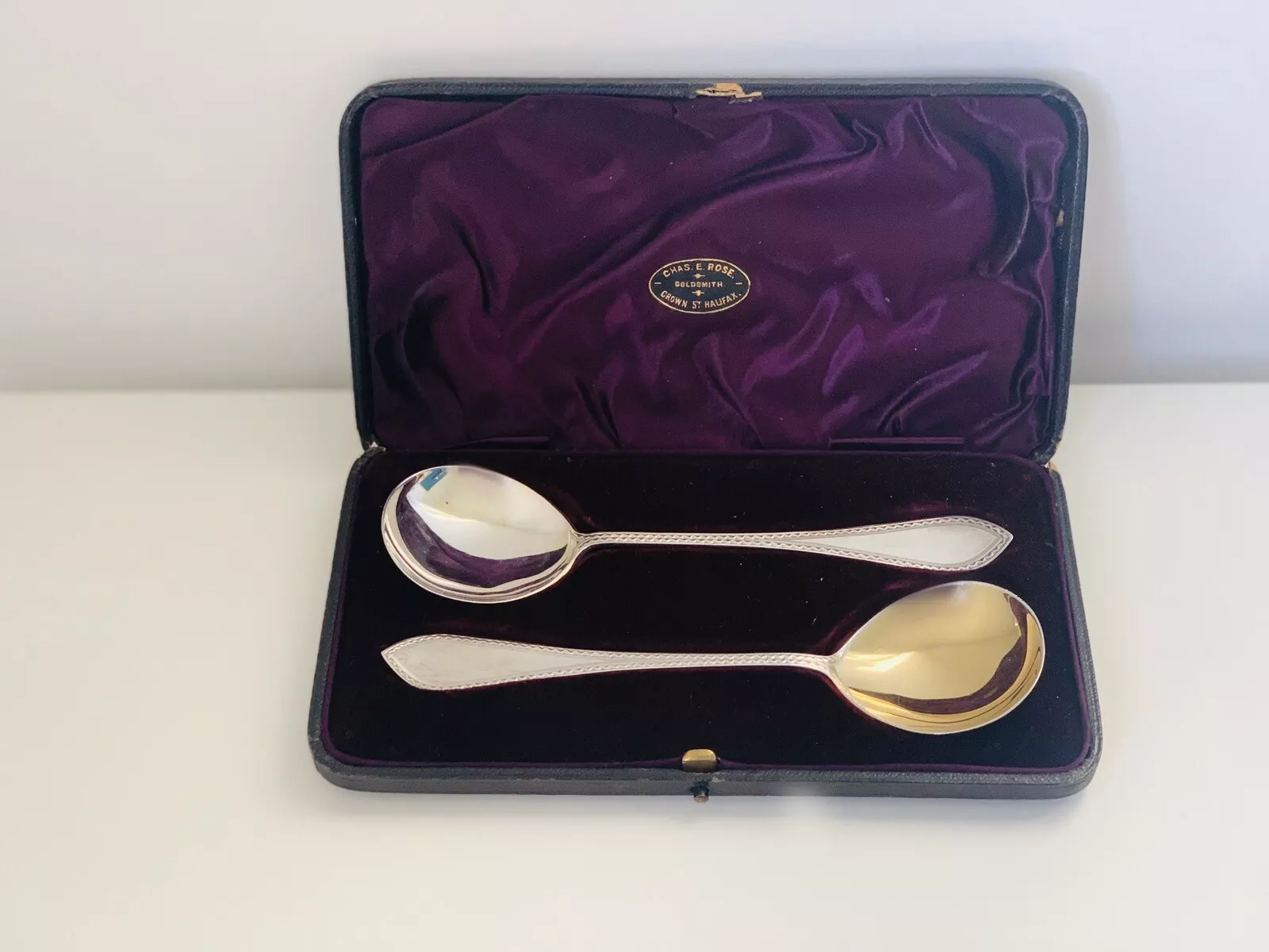 Victorian Serving Spoons - Antique